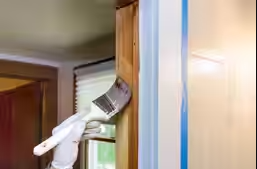 Door frame painting